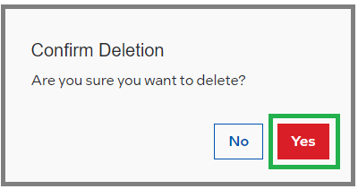 Camera Deletion Conformation