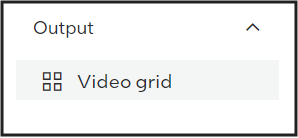 Template Output Selection 