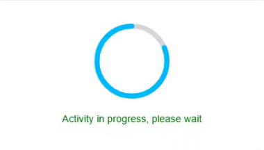 Wait Message