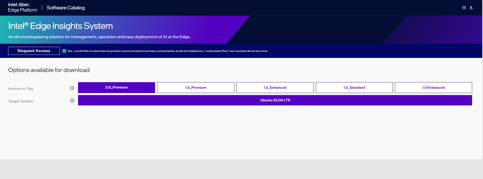 ESH request access page