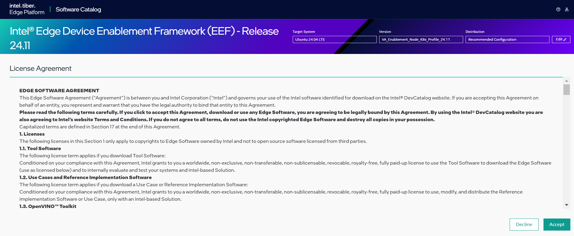 License Agreement