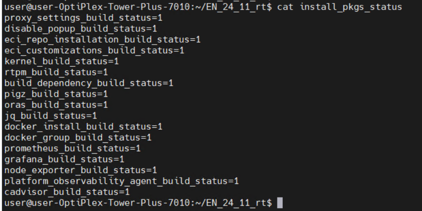 PKG Installation