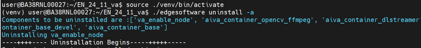 Uninstall