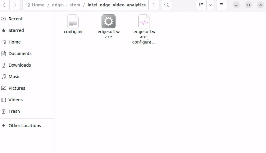 The extracted package view