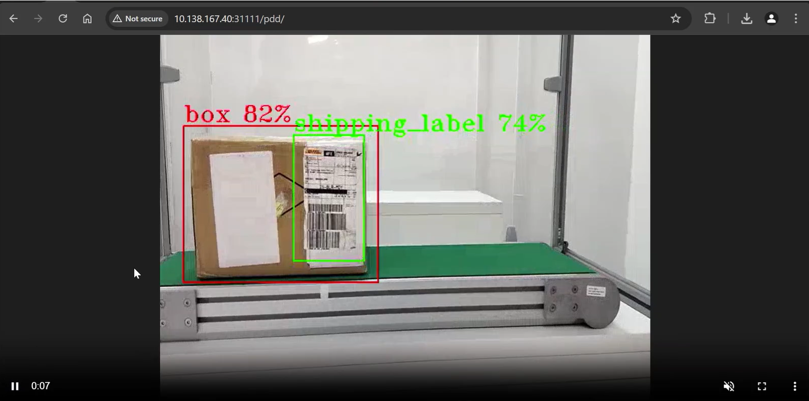 Example of a WebRTC streaming using default mediamtx-port 8889
